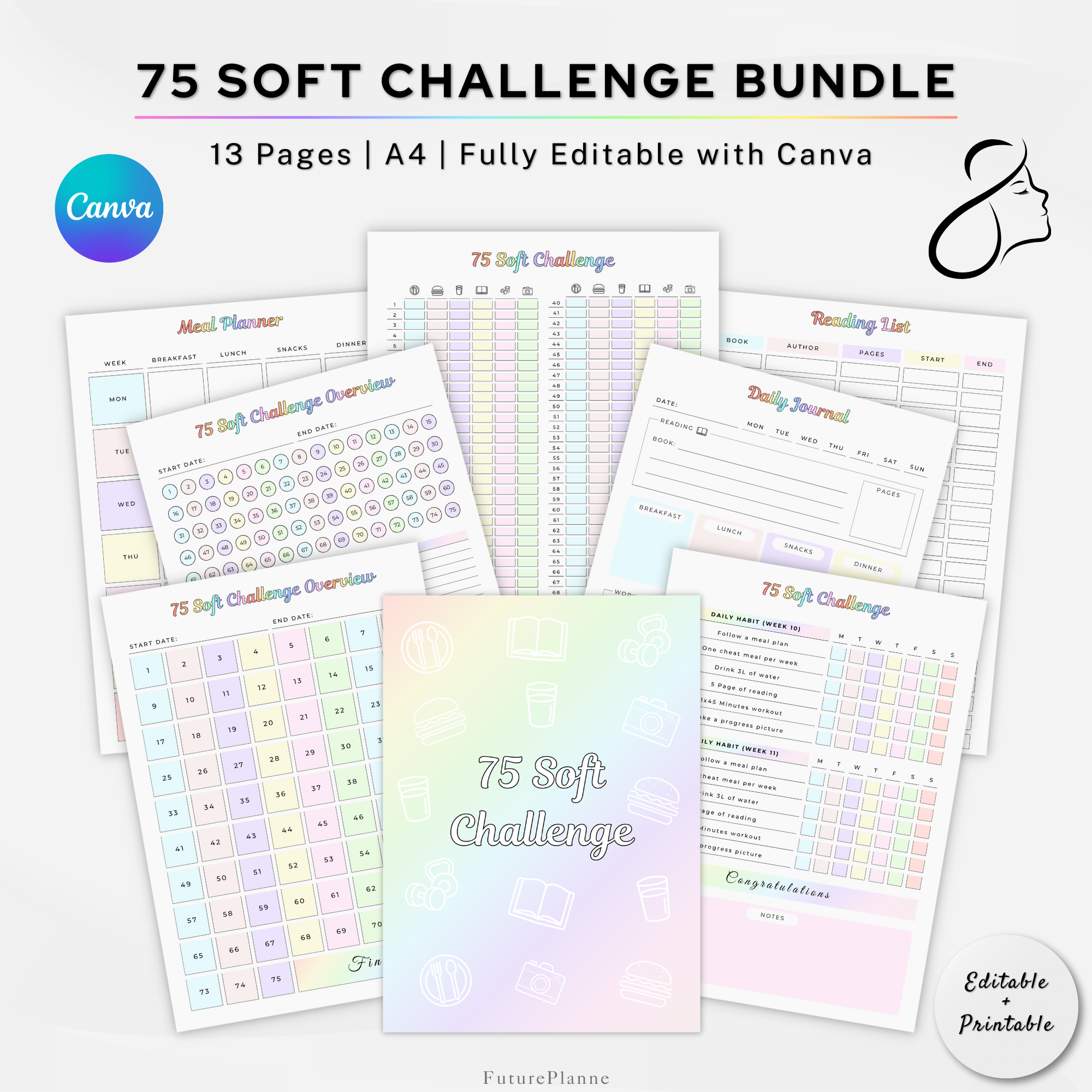 75 Soft Challenge Tracker: Elevate Every Aspect of Your Life Xx