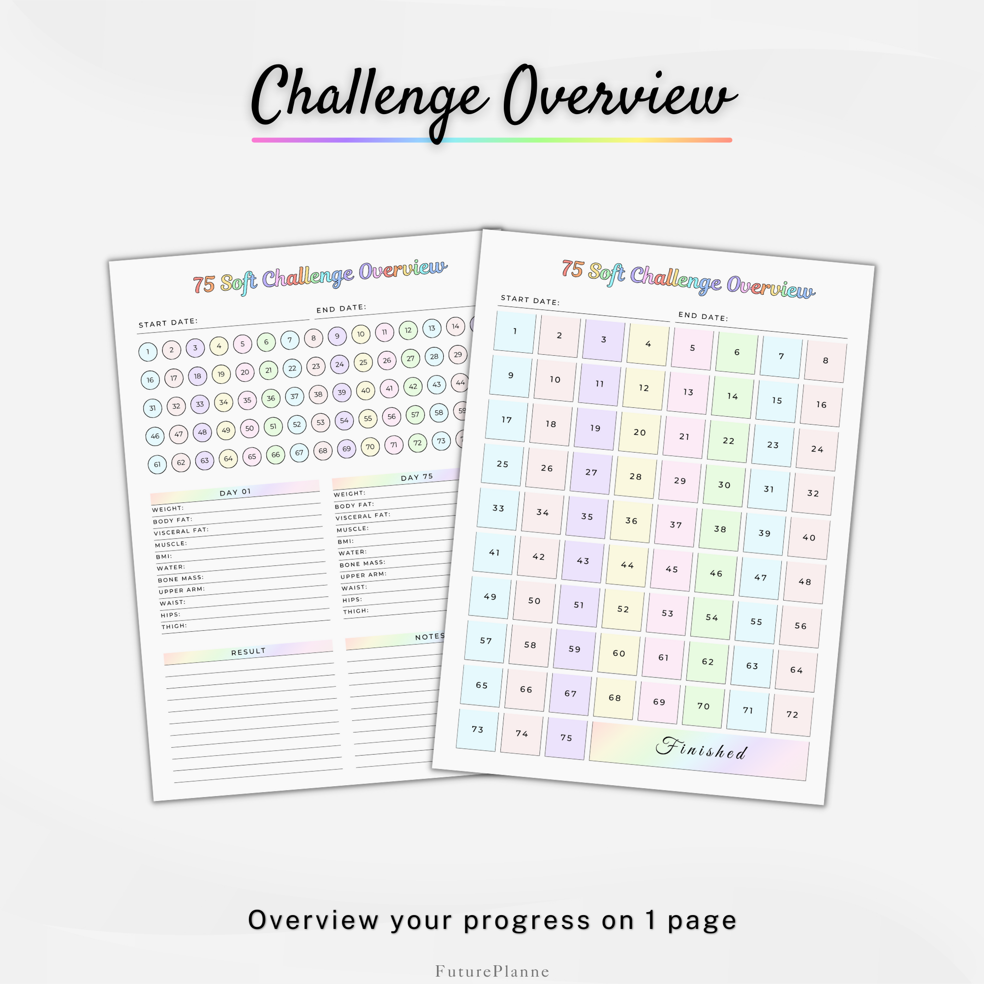 75 Soft Challenge Tracker: Elevate Every Aspect of Your Life Xx