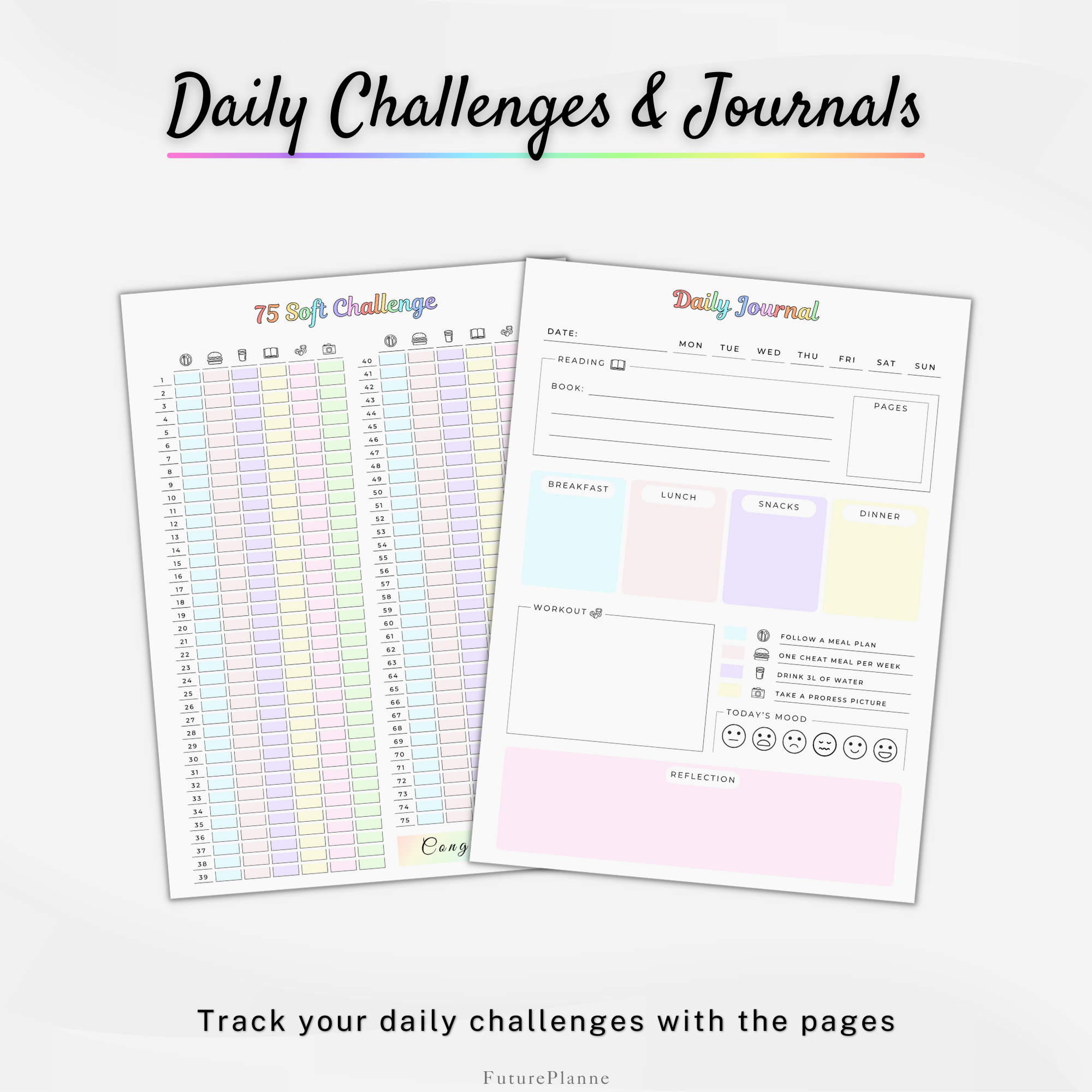 75 Soft Challenge Tracker: Elevate Every Aspect of Your Life Xx