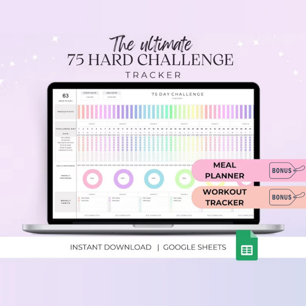 The Ultimate 75 HARD Challenge Tracker